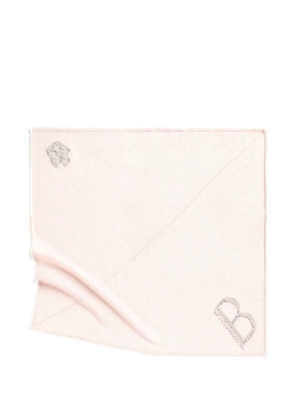Barrie logo cashmere scarf - Pink