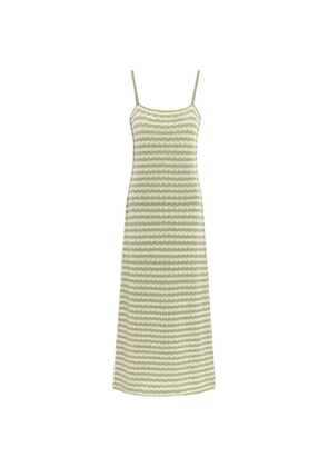 Barrie cashmere lace maxi dress - Green