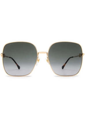 Gucci Eyewear Horsebit sunglasses - Gold