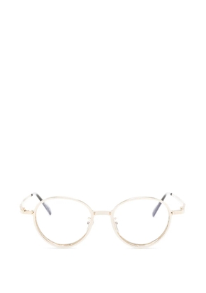Kuboraum round-frame glasses - Gold