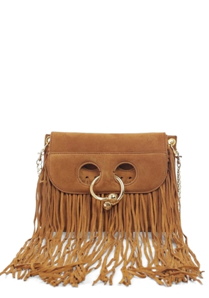 JW Anderson Pierce fringe tote bag - Brown