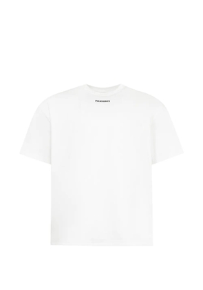 Pleasures Wordmark print-detail T-shirt - White