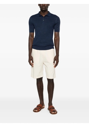 Gran Sasso buttoned ribbed knitwear - Blue