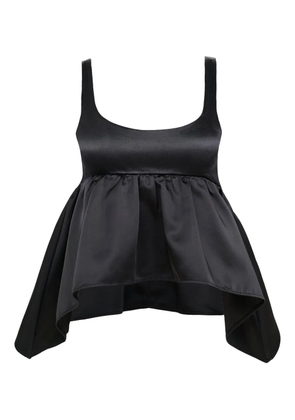 AZEEZA Esme satin top - Black