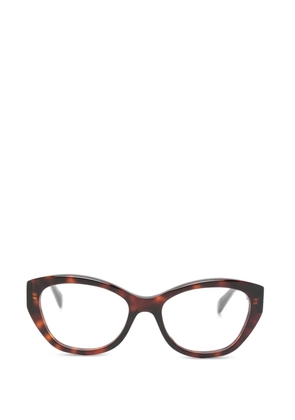Balenciaga Eyewear patterned cat-eye frames glasses - Brown