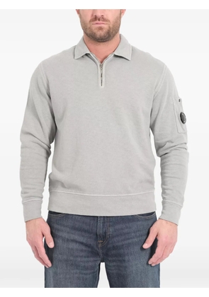 C.P. Company zip polo sweatshirt - Grey