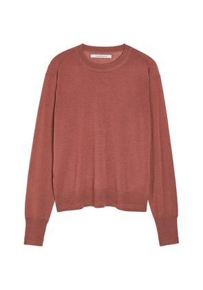 Another Tomorrow crew-neck sweater - Red
