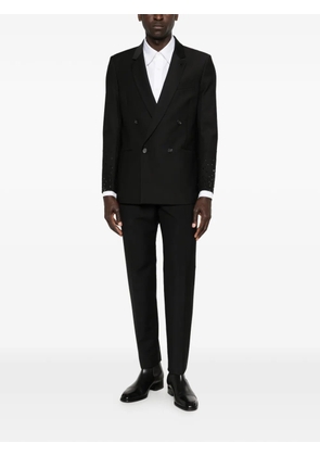 Patrizia Pepe embellished double-breasted blazer - Black