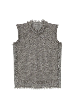 JNBY fringed knit vest - Grey