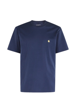Carhartt WIP logo-embroidery T-shirt - Blue