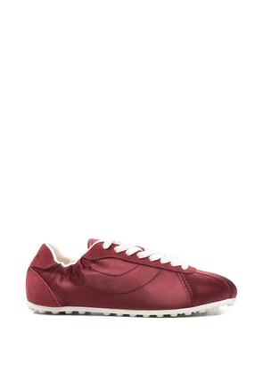 Paul Smith suede panel sneakers - Red