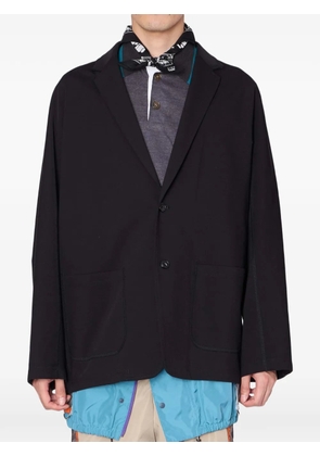 Kolor long-sleeves blazer - Black
