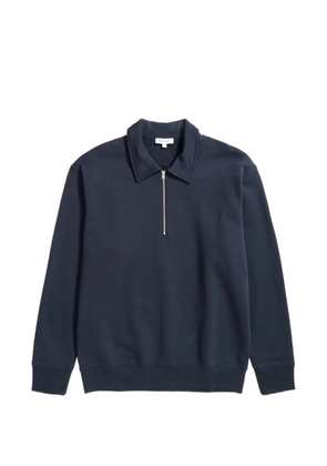 Norse Projects Norse Standard half-zip cotton sweatshirt - Blue