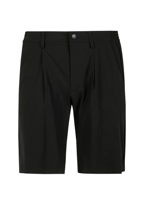 People Of Shibuya belt-loop pleated short - Black