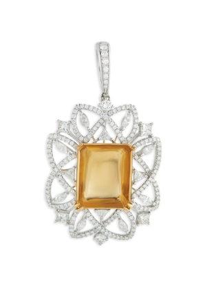 LB Exclusive diamond mounting pendant - Silver
