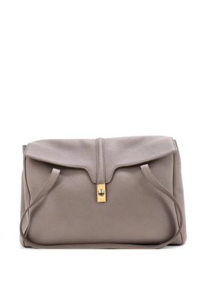Celine Pre-Owned Soft 16 Bag Grained Calfskin Large shoulder bag - Grey