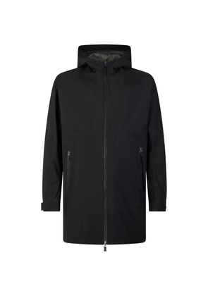 Herno zip-up hooded parka - Black