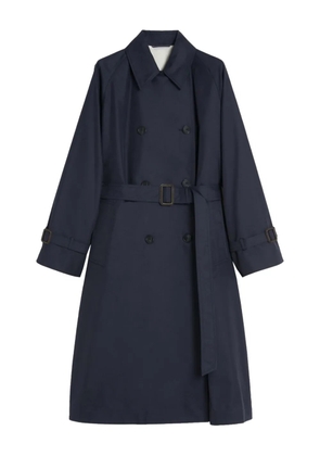 Weekend Max Mara raglan-sleeve double-breasted trench coat - Blue