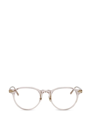 Linda Farrow Corbel round-frame glasses - Neutrals