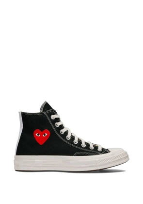Comme Des Garçons x Converse Chuck 70 heart-motif high-top sneakers - Black