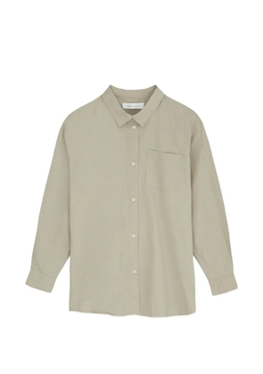 Skall Studio Edgar pocket-detail cotton shirt - Grey