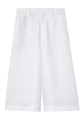 Loro Piana flax bermuda shorts - White