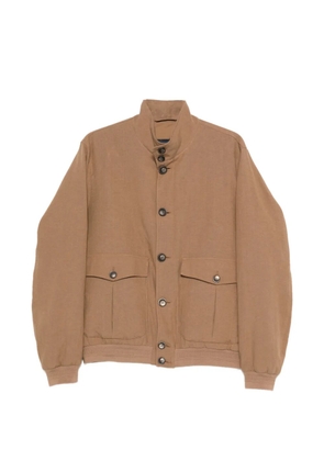 Herno flap-pockets bomber jacket - Neutrals