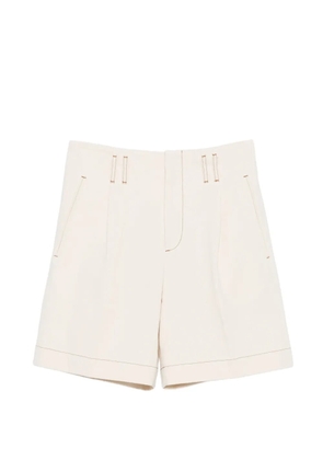Lanvin patch-pocket shorts - Neutrals