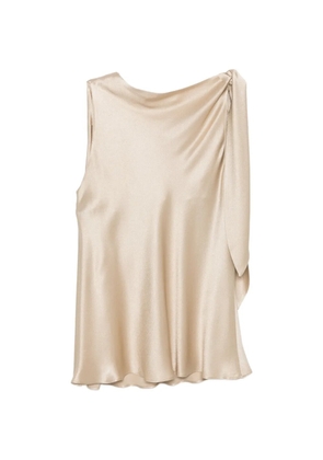 Antonelli Cloe tie-detail blouse - Neutrals