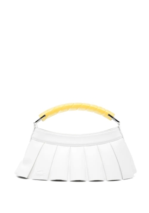 Lacoste H Lenglen pleated tote bag - White