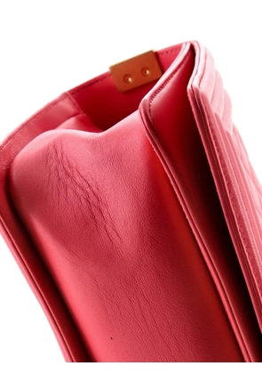 CHANEL Pre-Owned Boy Flap Bag Quilted Lambskin Old Medium shoulder bag - Pink