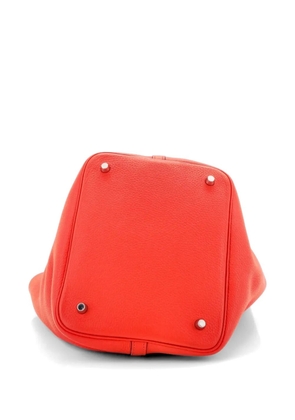 Hermès Pre-Owned Eclat Picotin Lock Bag Clemence MM bucket bag - Orange