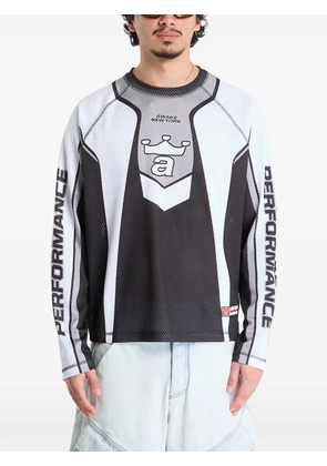 Awake NY mesh jersey racer T-shirt - Black