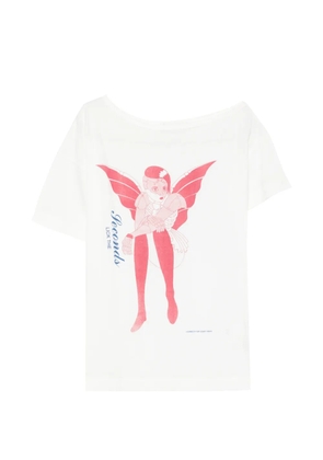 OUR LEGACY Slant printed T-shirt - White