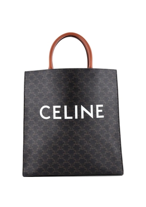 Celine Pre-Owned Vertical Cabas Triomphe Coated Canvas Large tote bag - Brown