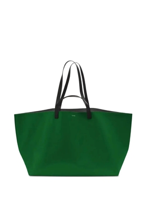 Cahu large Le Pratique logo-detail tote bag - Green