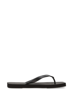 HELIOT EMIL logo-engraved flip-flops - Black