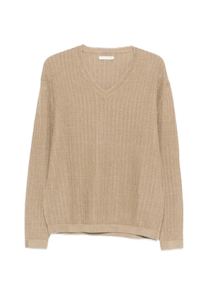 Carter Young V-neck sweater - Neutrals