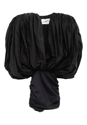 Vaquera V-neck mini dress - Black