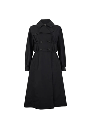 Herno double-breasted trench coat - Black