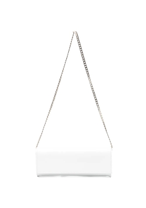 Castagna chain-strap clutch bag - White