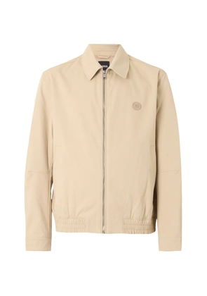 BOSS zip-up shirt jacket - Neutrals