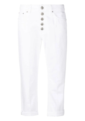 DONDUP cropped denim jeans - White