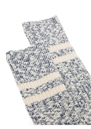 Anonymous Ism stripe socks - Blue