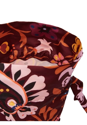 La DoubleJ Ceremony floral-print bucket bag - Red