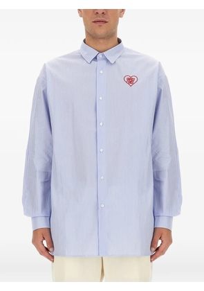 Family First logo striped shirt - Blue