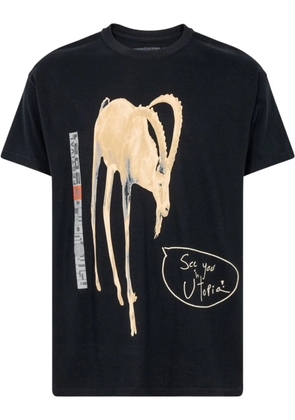 Travis Scott Goat graphic-print T-shirt - Black