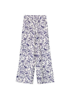 Alberto Biani printed trousers - White