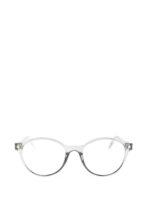 Snob clip-on round-frame glasses - Grey