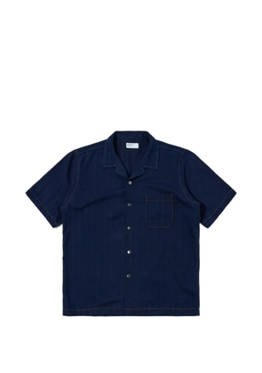 Universal Works chest-pocket buttoned shirt - Blue
